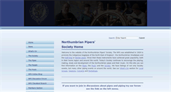 Desktop Screenshot of northumbrianpipers.org.uk